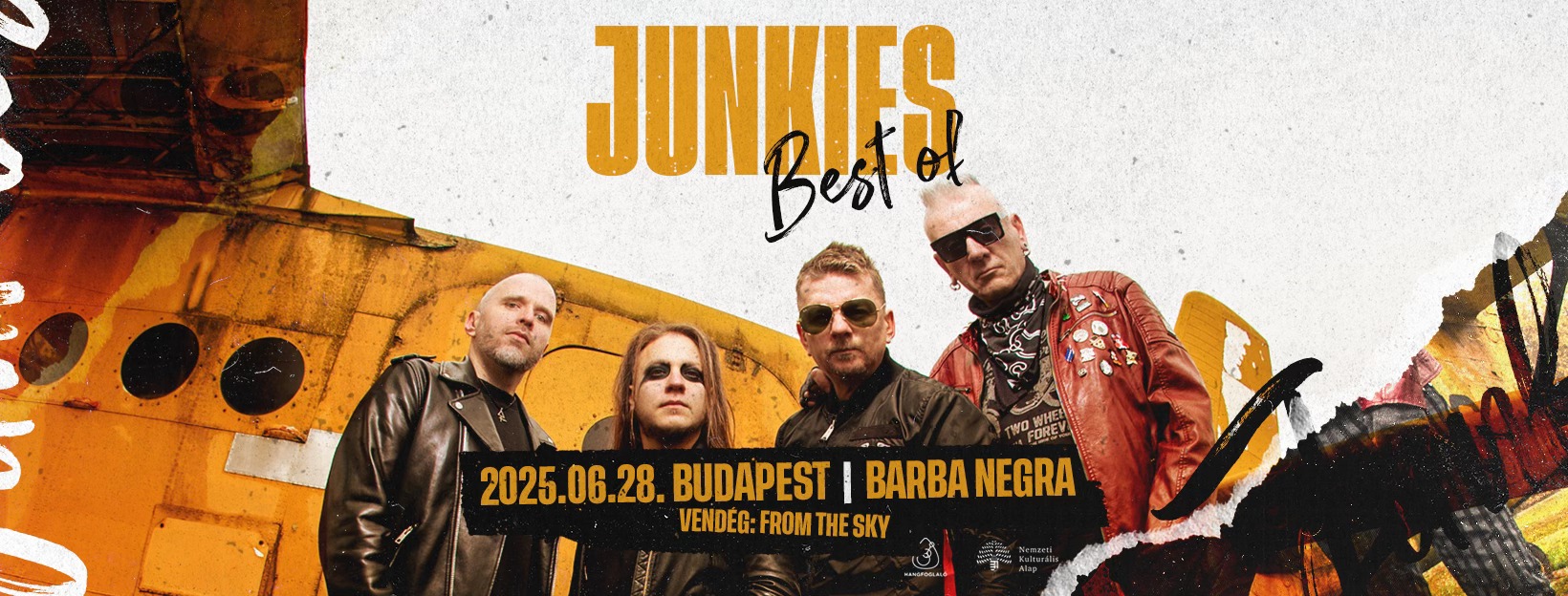 Junkies - A 'Sztárgyár is felkerült a Youtube-ra szöveges videóként a 'Tabu 25' albumról! Június végén 'Best Of' koncert a Barba Negrában!
